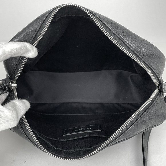 Yves Saint Laurent Lou Shoulder Bag Crossbody Fringe Leather Black - Picture 7 of 7